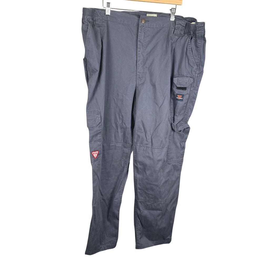 Ticomela FR Flame Resistant Field Pants Mens 44x30 Gray Cargo Work CAT 2 FRC1801